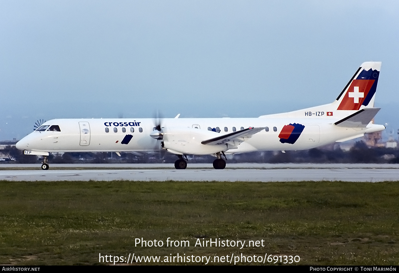 Aircraft Photo of HB-IZP | Saab 2000 | Crossair | AirHistory.net #691330