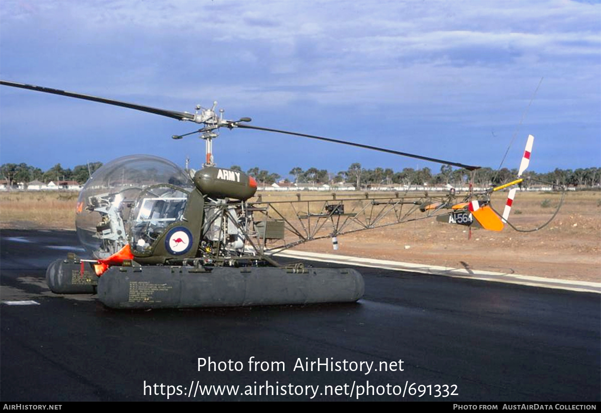 Aircraft Photo of A1-564 | Bell 47G-2 | Australia - Army | AirHistory.net #691332