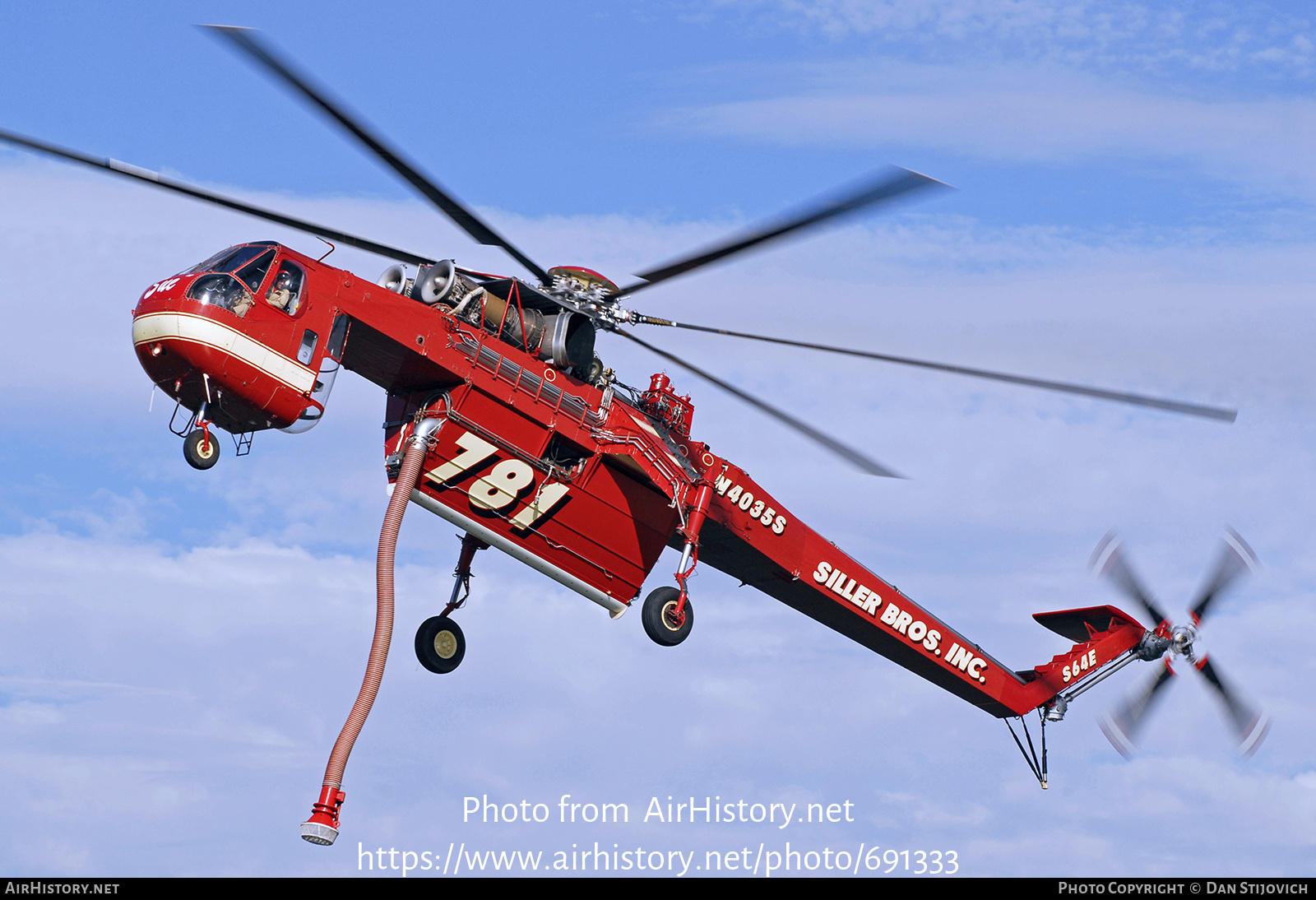 Aircraft Photo of N4035S | Sikorsky S-64E Skycrane | Siller Helicopters | AirHistory.net #691333