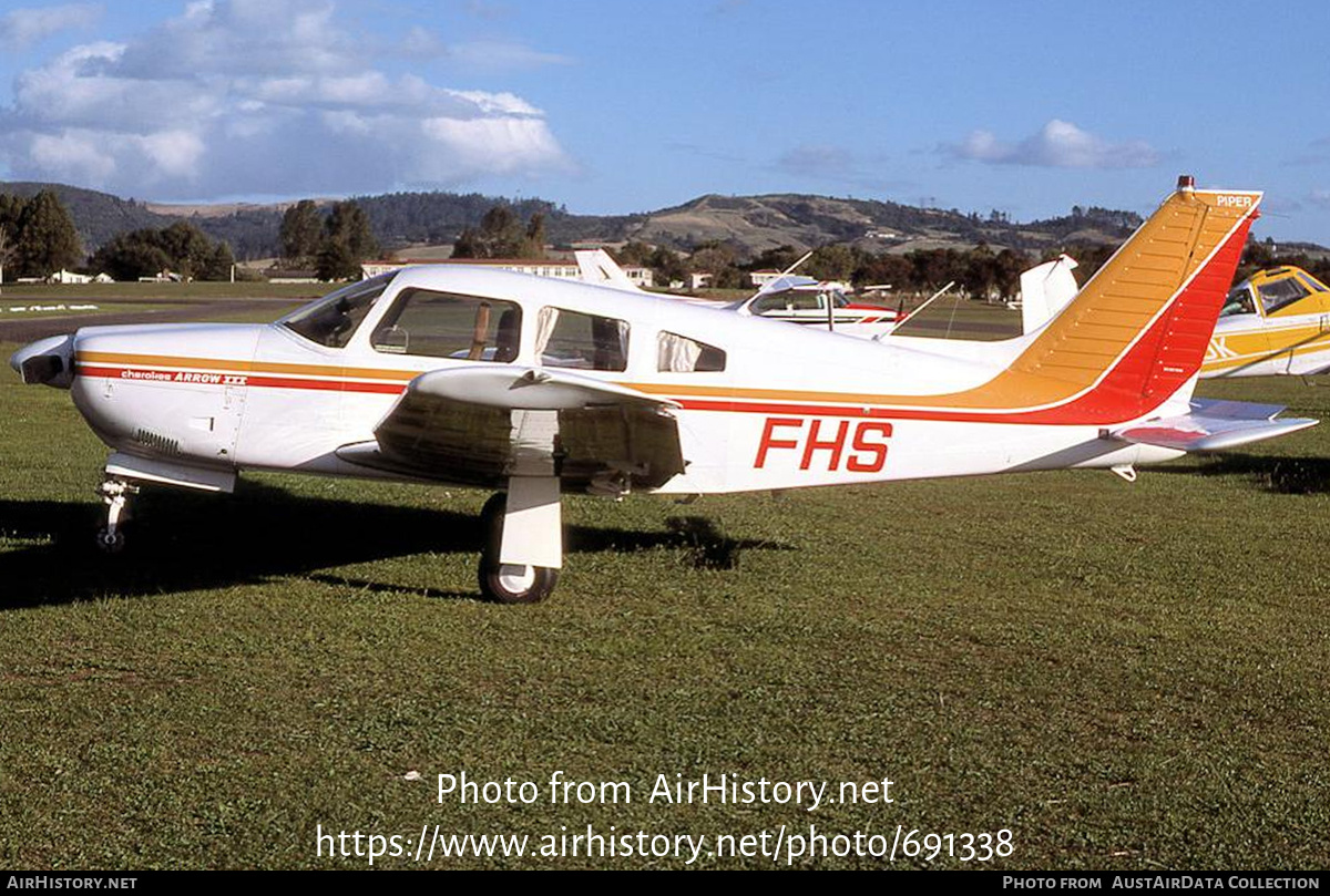 Aircraft Photo of ZK-FHS / FHS | Piper PA-28R-201 Arrow III | AirHistory.net #691338