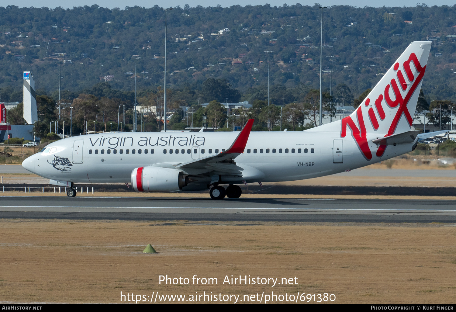 Aircraft Photo of VH-NBP | Boeing 737-7K2 | Virgin Australia Airlines | AirHistory.net #691380