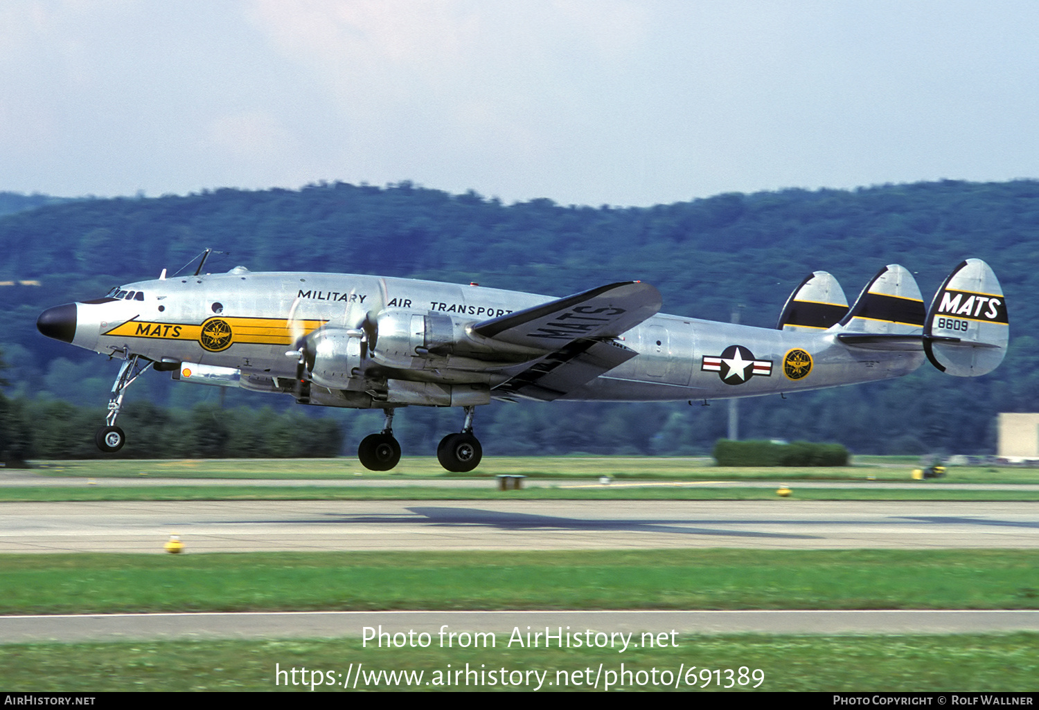 Aircraft Photo of N494TW / 8609 | Lockheed C-121A Constellation | USA - Air Force | AirHistory.net #691389