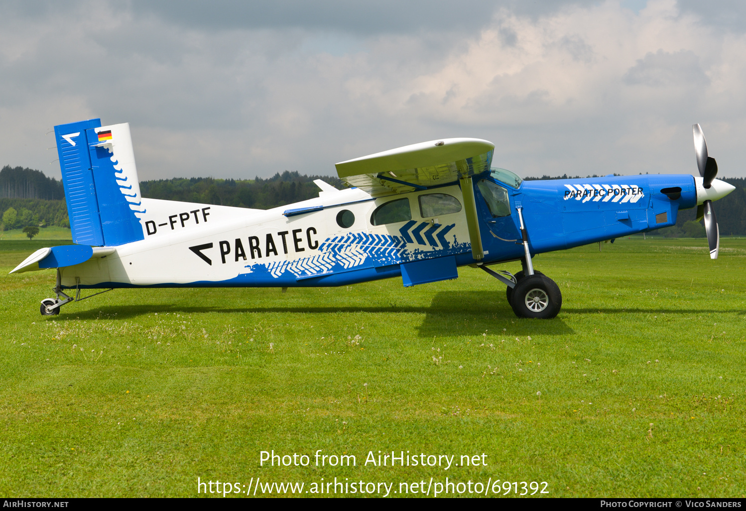 Aircraft Photo of D-FPTF | Pilatus PC-6/B2-H4 Turbo Porter | Paratec | AirHistory.net #691392