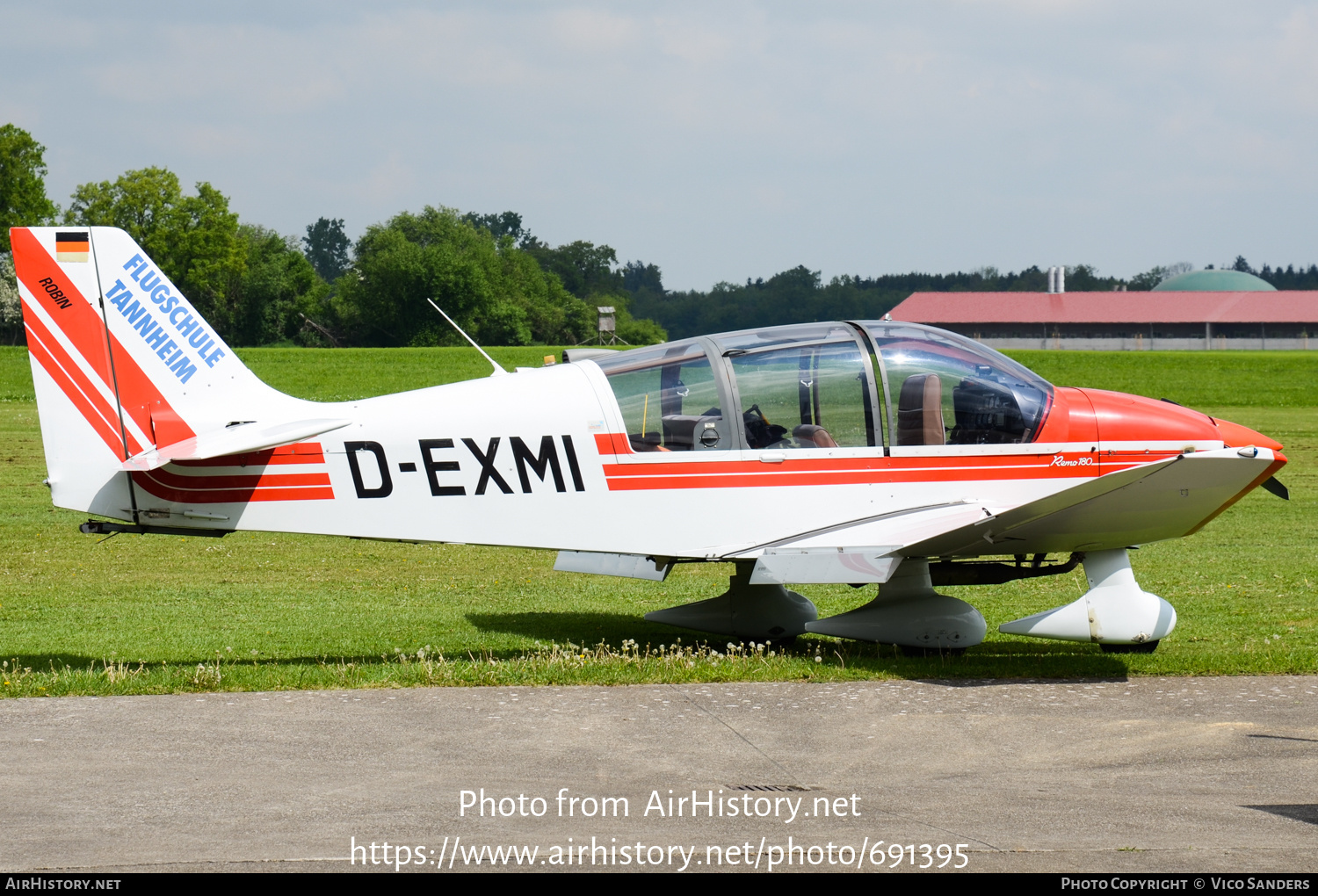 Aircraft Photo of D-EXMI | Robin DR-400-180R Remorqueur | Flugschule Tannheim | AirHistory.net #691395