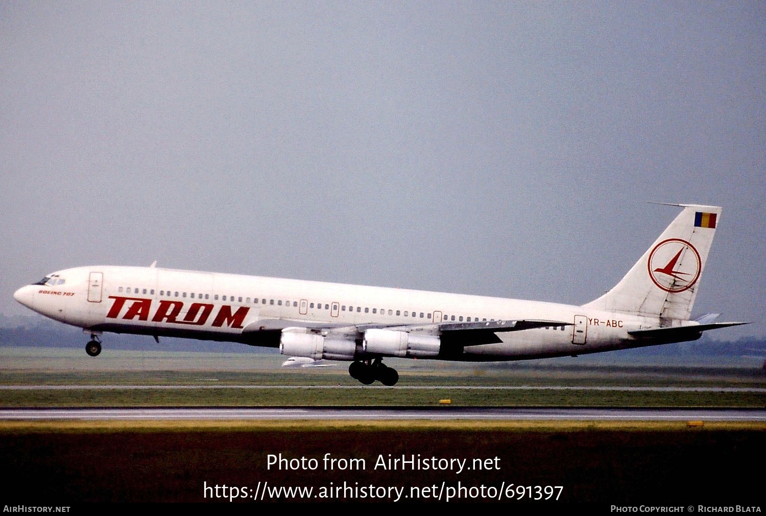 Aircraft Photo of YR-ABC | Boeing 707-3K1C | TAROM - Transporturile Aeriene Române | AirHistory.net #691397