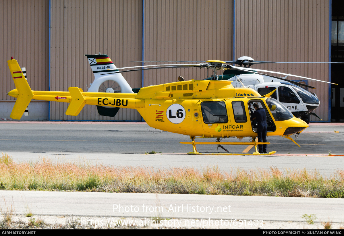 Aircraft Photo of EC-JBU | Bell 407 | Gobierno de Aragón | AirHistory.net #691403