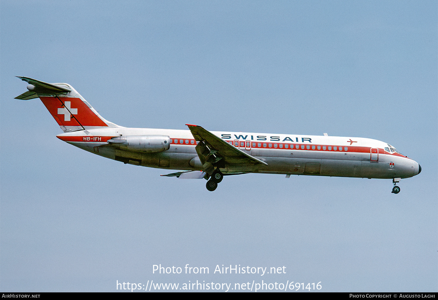 Aircraft Photo of HB-IFH | McDonnell Douglas DC-9-32 | Swissair | AirHistory.net #691416