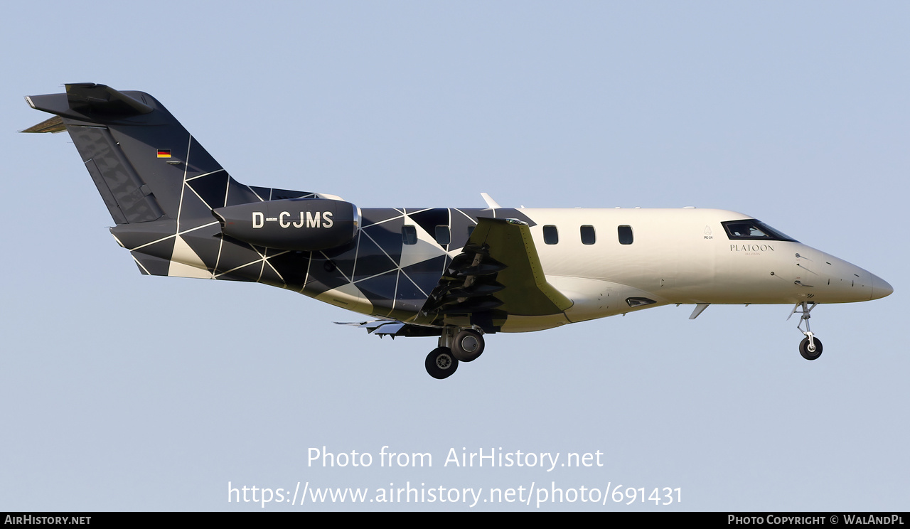 Aircraft Photo of D-CJMS | Pilatus PC-24 | Platoon Aviation | AirHistory.net #691431