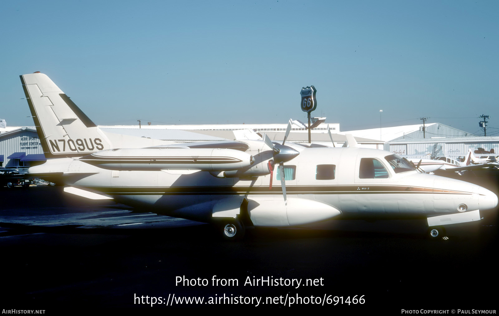 Aircraft Photo of N709US | Mitsubishi MU-2L (MU-2B-36) | AirHistory.net #691466