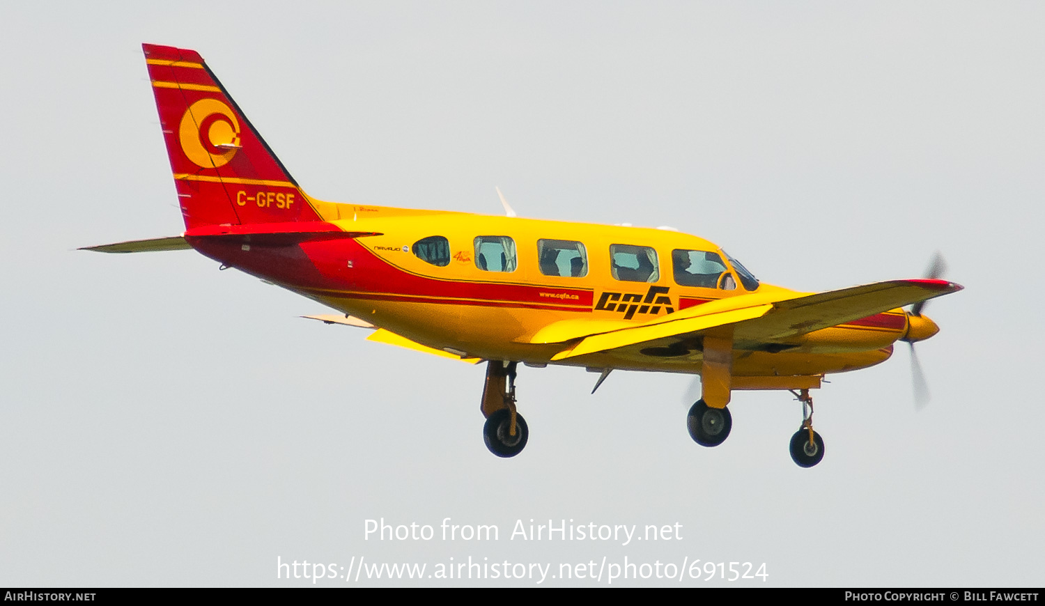 Aircraft Photo of C-GFSF | Piper PA-31-310 Navajo C | CQFA - Centre Québécois de Formation Aéronautique | AirHistory.net #691524