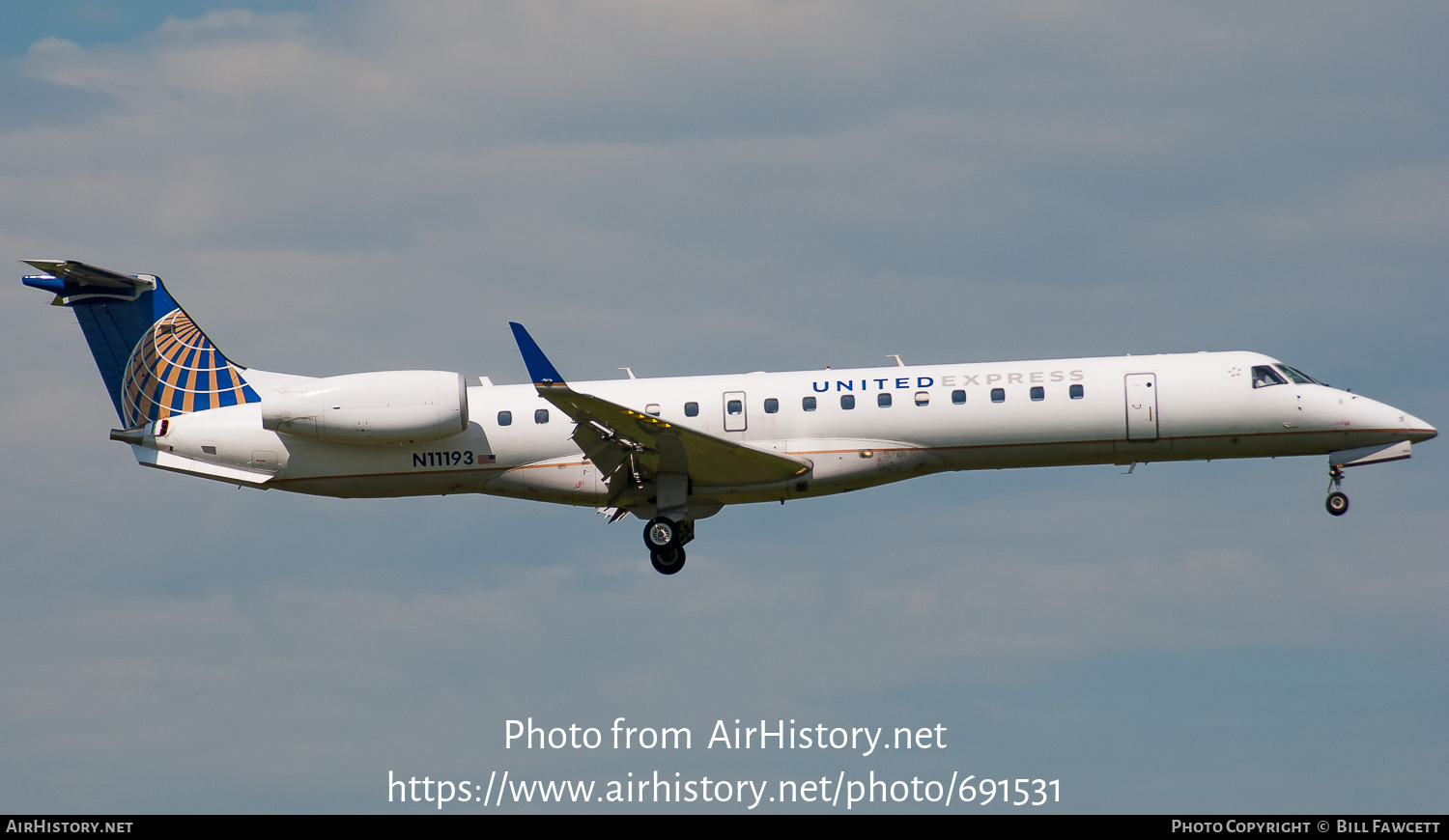 Aircraft Photo of N11193 | Embraer ERJ-145XR (EMB-145XR) | United Express | AirHistory.net #691531