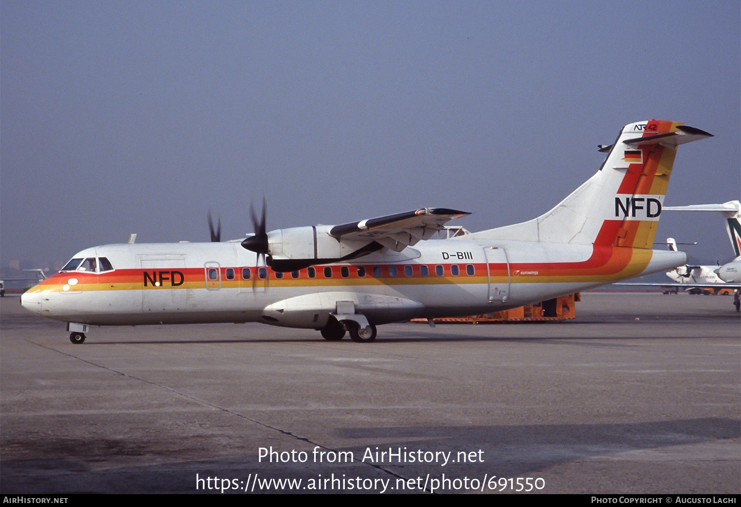 Aircraft Photo of D-BIII | ATR ATR-42-300 | NFD - Nürnberger Flugdienst | AirHistory.net #691550