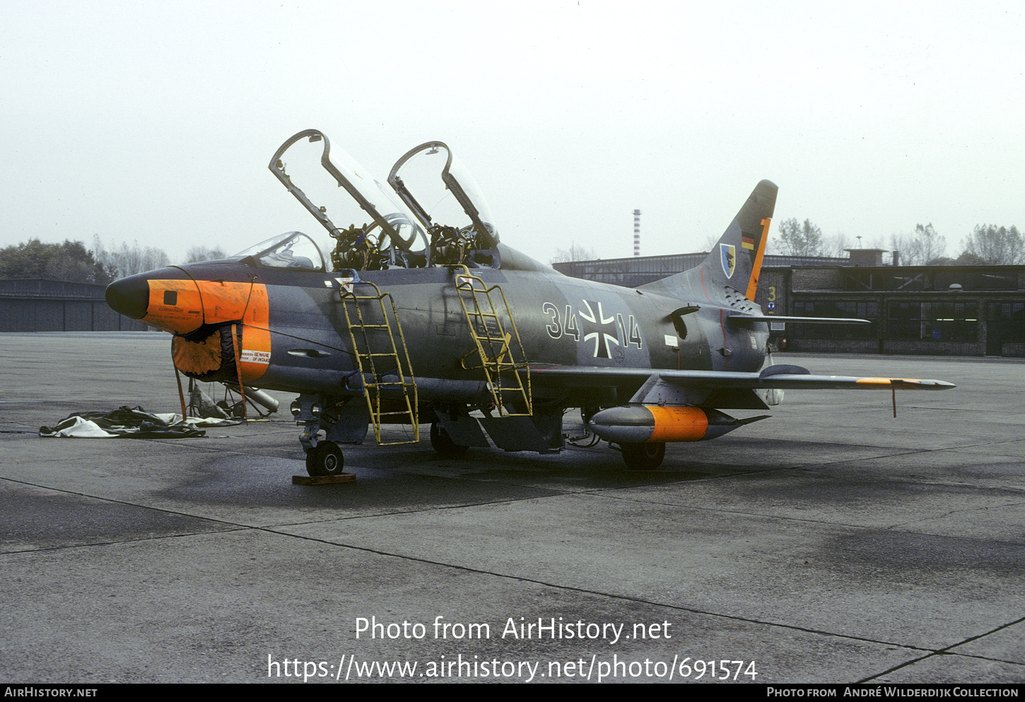 Aircraft Photo of 3414 | Fiat G-91T/3 | Germany - Air Force | AirHistory.net #691574