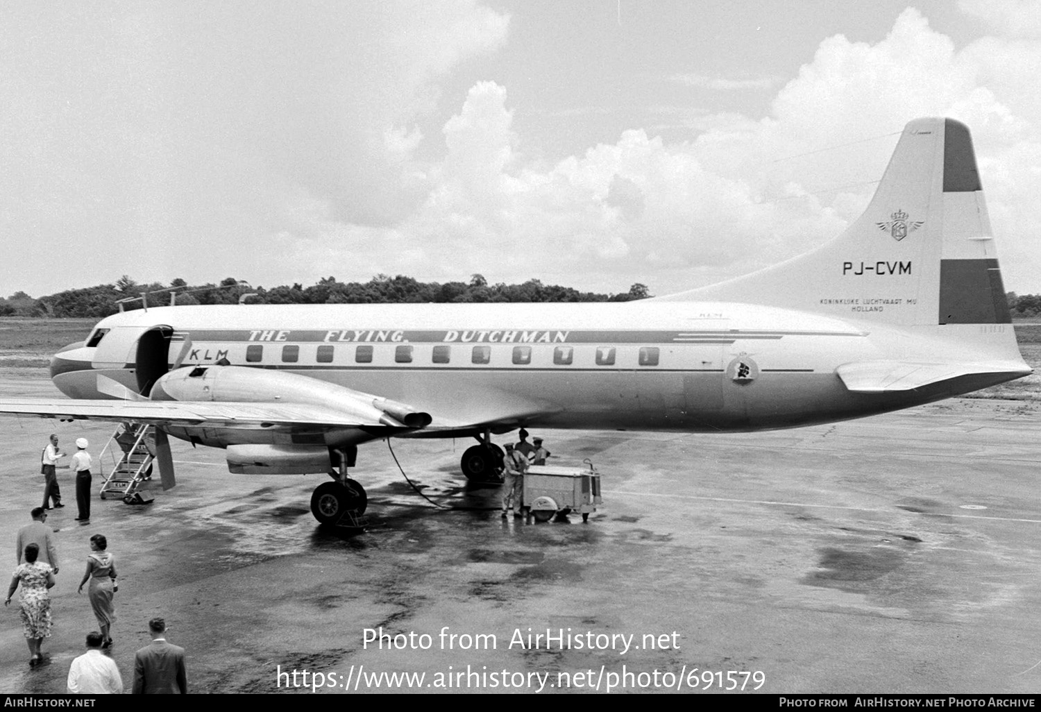 Aircraft Photo of PJ-CVM | Convair 340-48 | KLM - Royal Dutch Airlines | AirHistory.net #691579