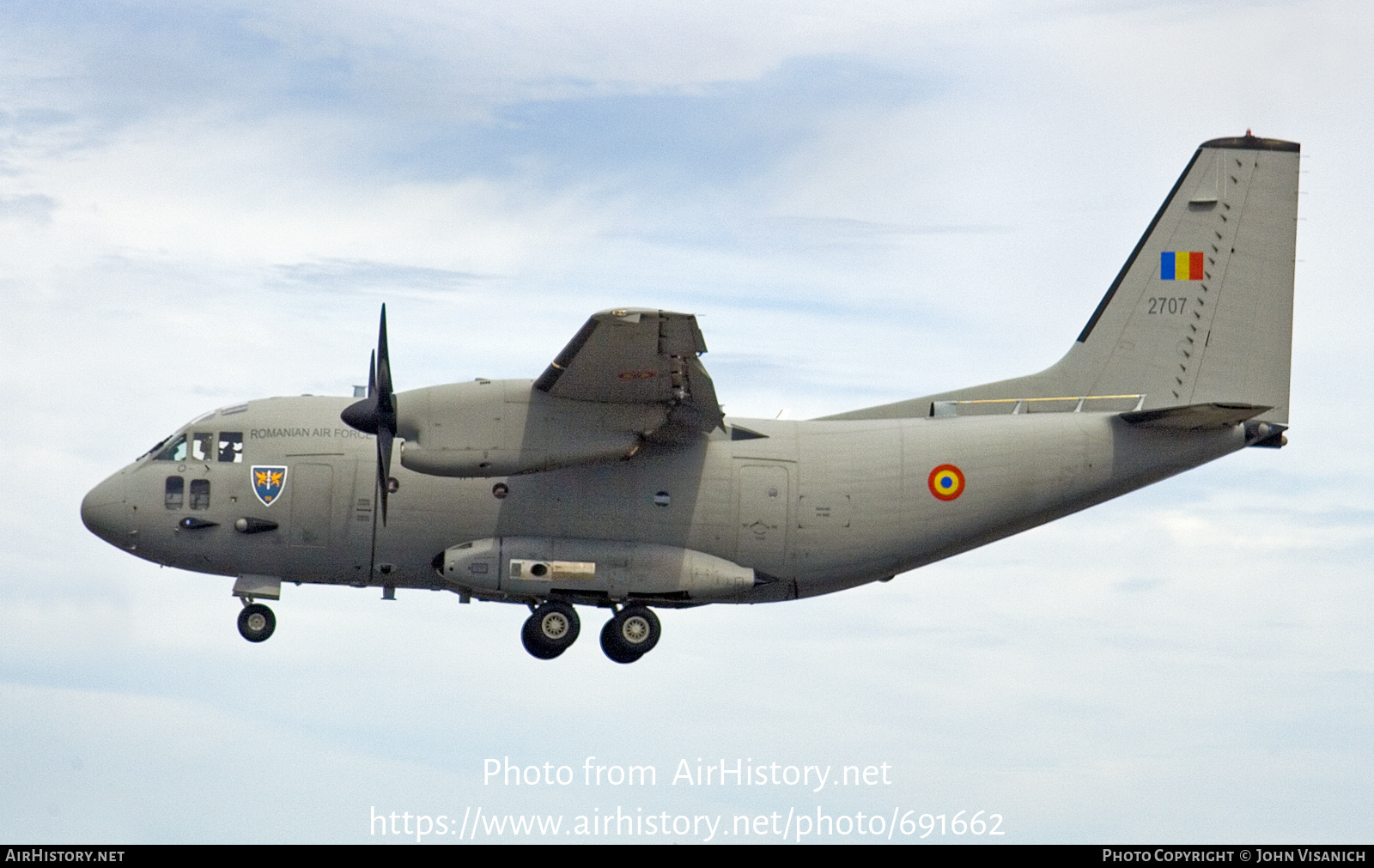 Aircraft Photo of 2707 | Alenia C-27J Spartan | Romania - Air Force | AirHistory.net #691662