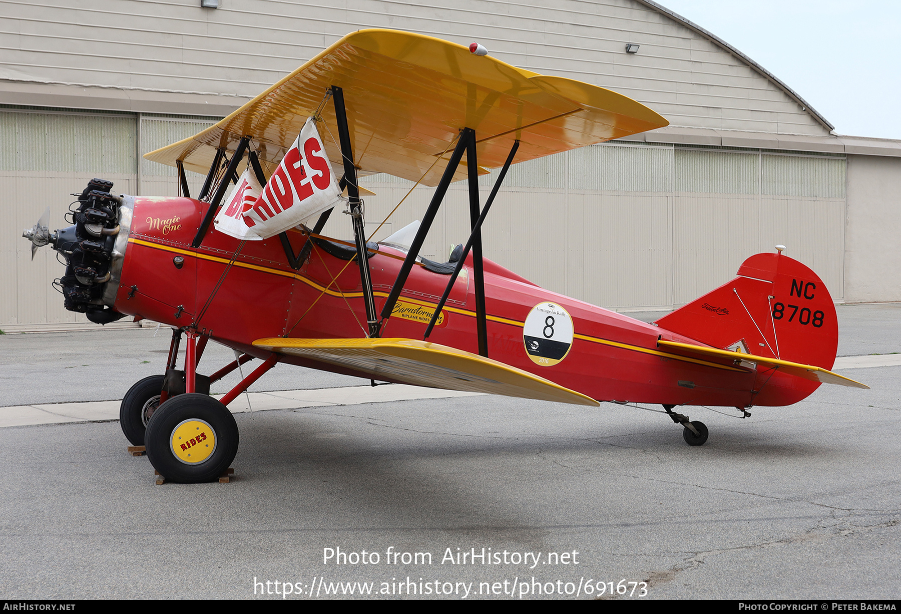 Aircraft Photo of N8708 / NC8708 | Travel Air D-4000 | AirHistory.net #691673