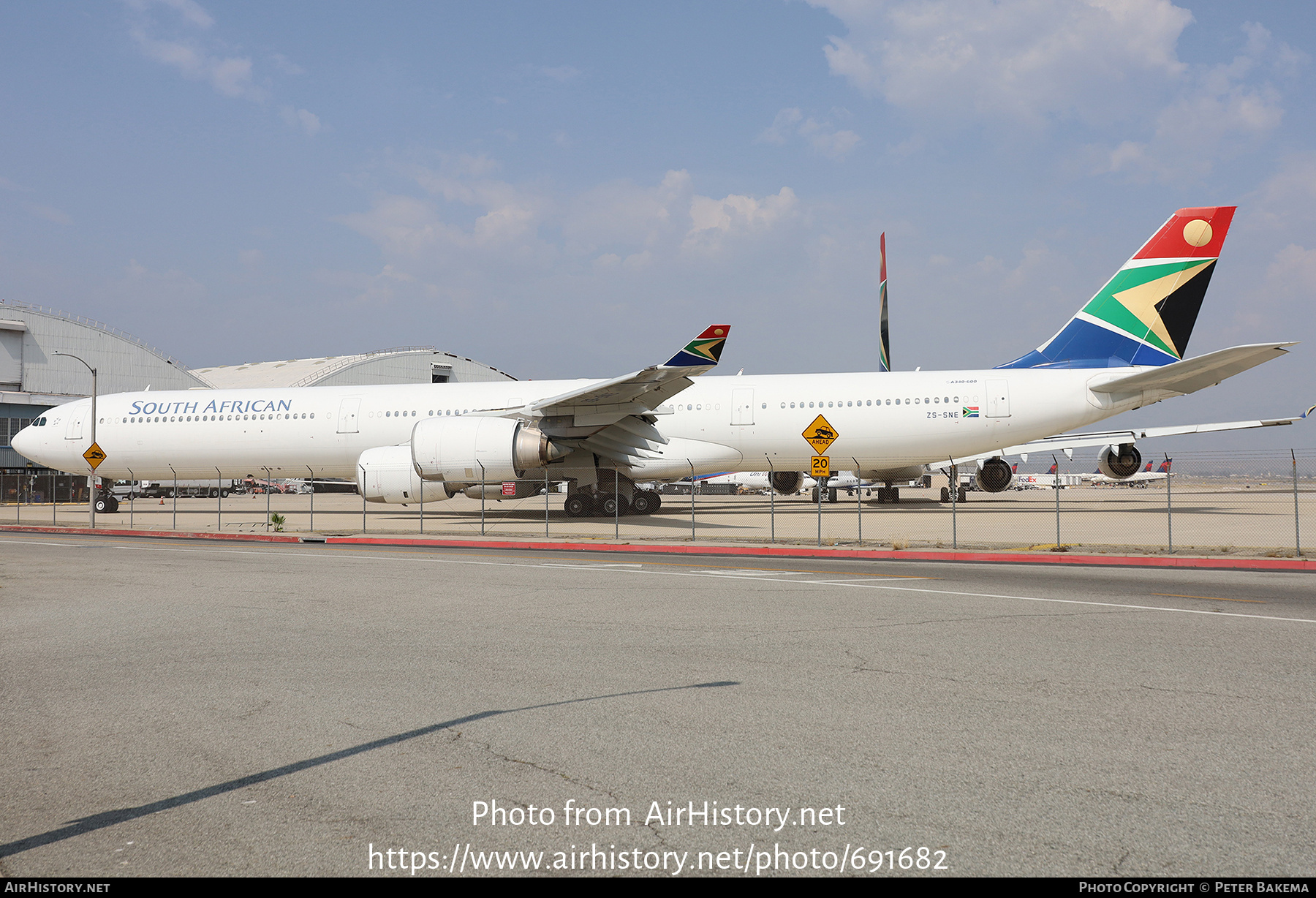 Aircraft Photo of ZS-SNE | Airbus A340-642 | South African Airways | AirHistory.net #691682