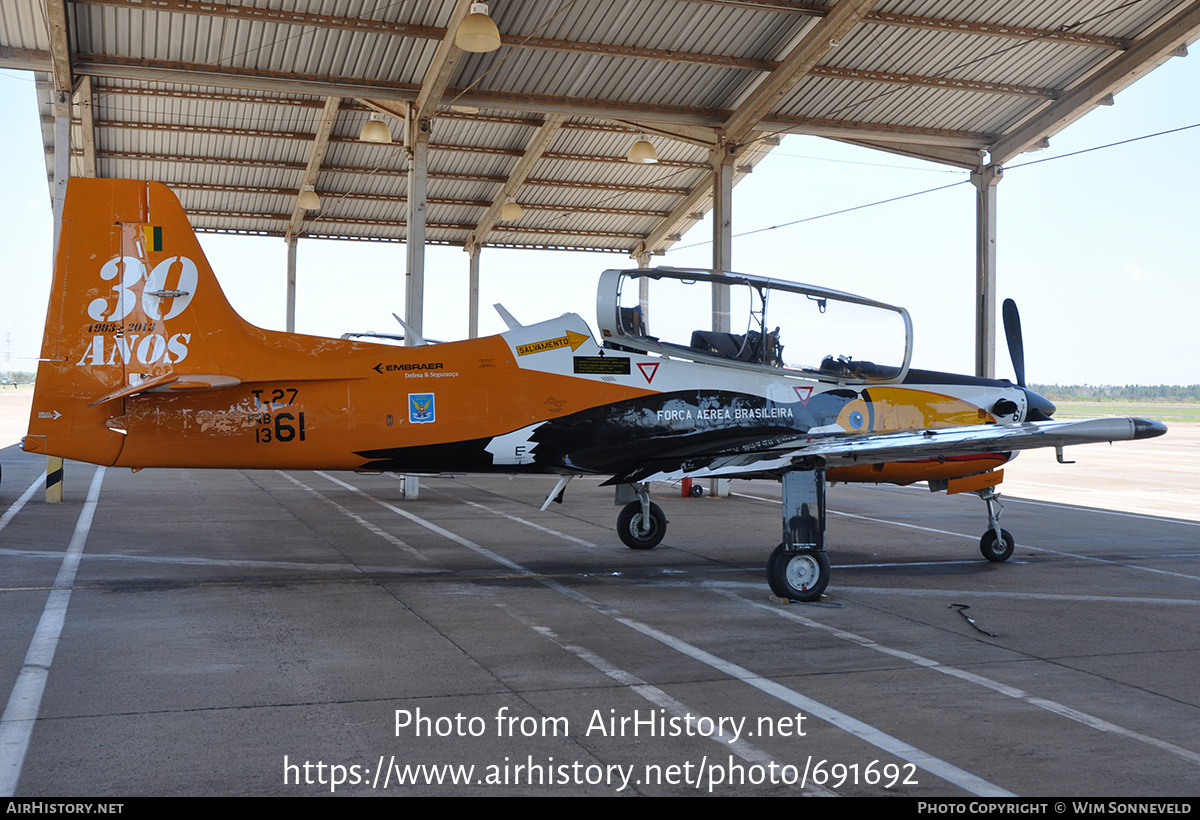 Aircraft Photo of 1361 | Embraer T-27 Tucano | Brazil - Air Force | AirHistory.net #691692