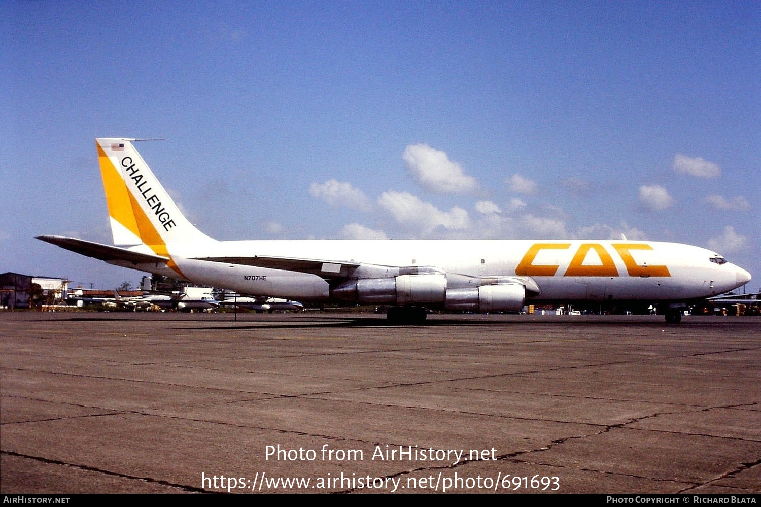 Aircraft Photo of N707HE | Boeing 707-330C | Challenge Air Cargo - CAC | AirHistory.net #691693