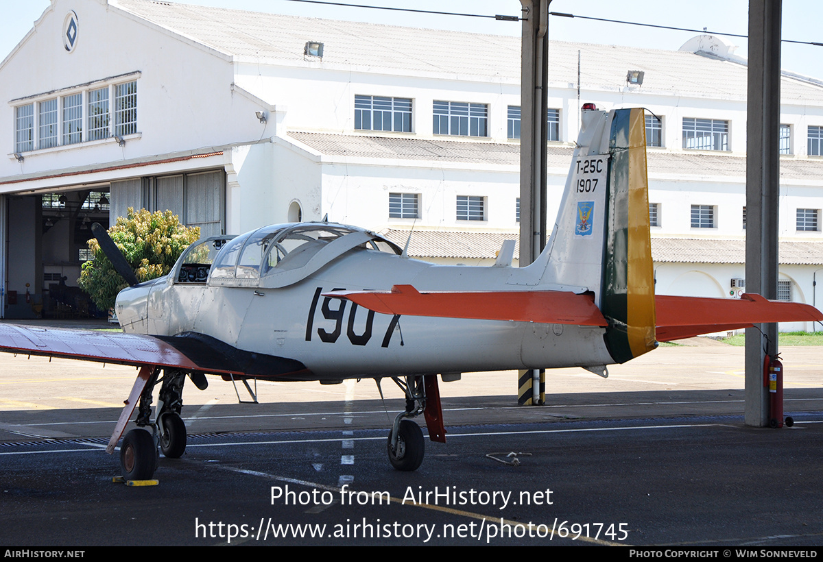 Aircraft Photo of 1907 | Neiva T-25C Universal | Brazil - Air Force | AirHistory.net #691745