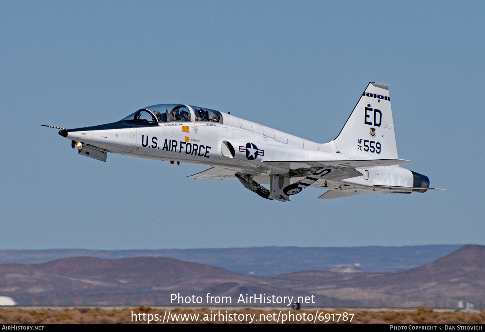 Aircraft Photo of 70-1559 / AF70-559 | Northrop T-38A Talon | USA - Air Force | AirHistory.net #691787