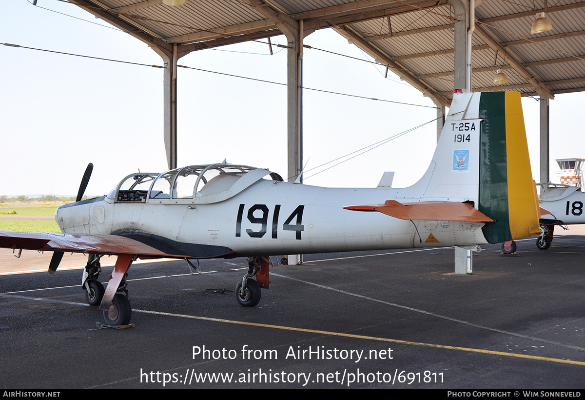 Aircraft Photo of 1914 | Neiva T-25A Universal | Brazil - Air Force | AirHistory.net #691811