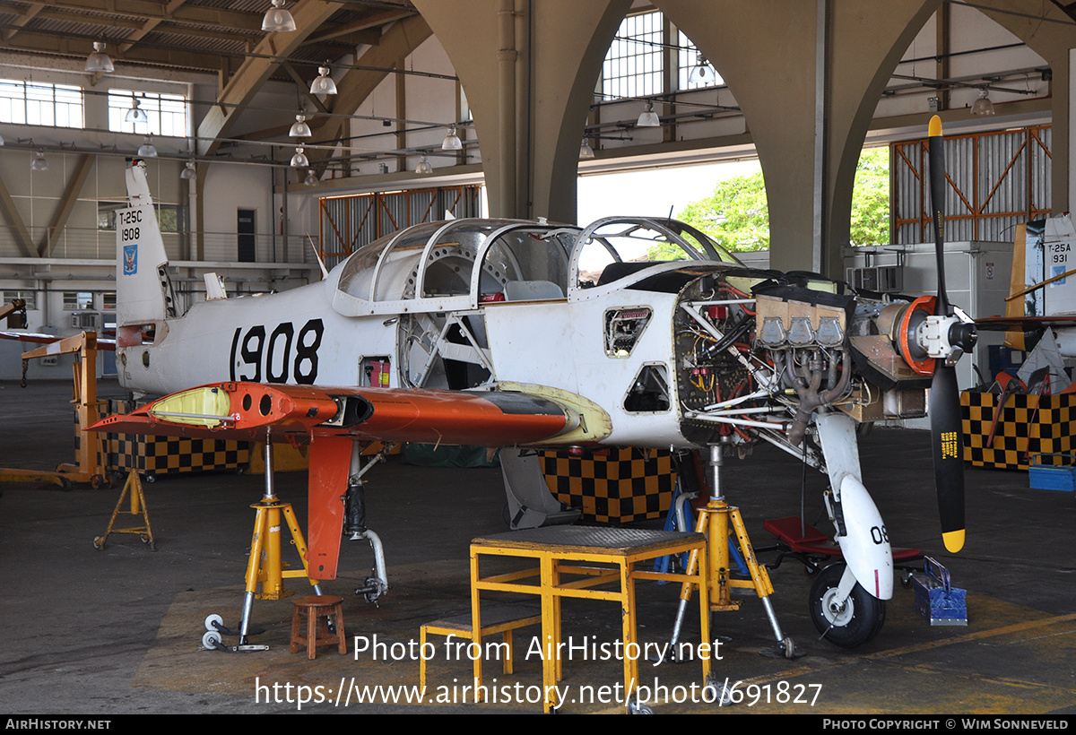 Aircraft Photo of 1908 | Neiva T-25C Universal | Brazil - Air Force | AirHistory.net #691827