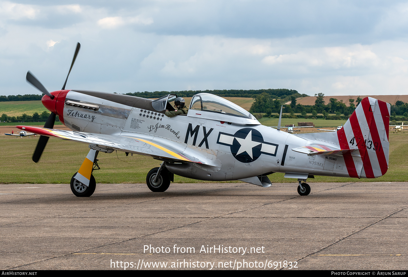 Aircraft Photo of N351MX / NL351MX / 474391 | North American P-51D Mustang | USA - Air Force | AirHistory.net #691832