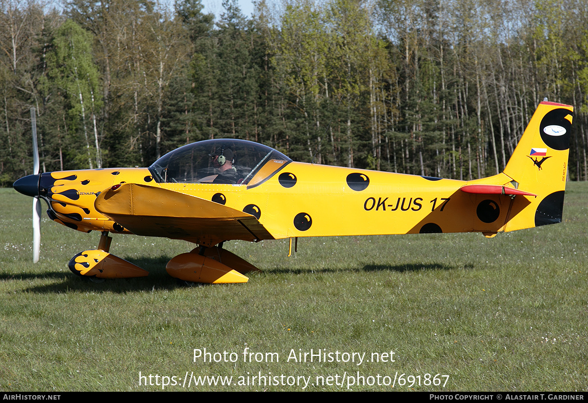 Aircraft Photo of OK-JUS 17 | Zenair CH-601 Zodiac | AirHistory.net #691867