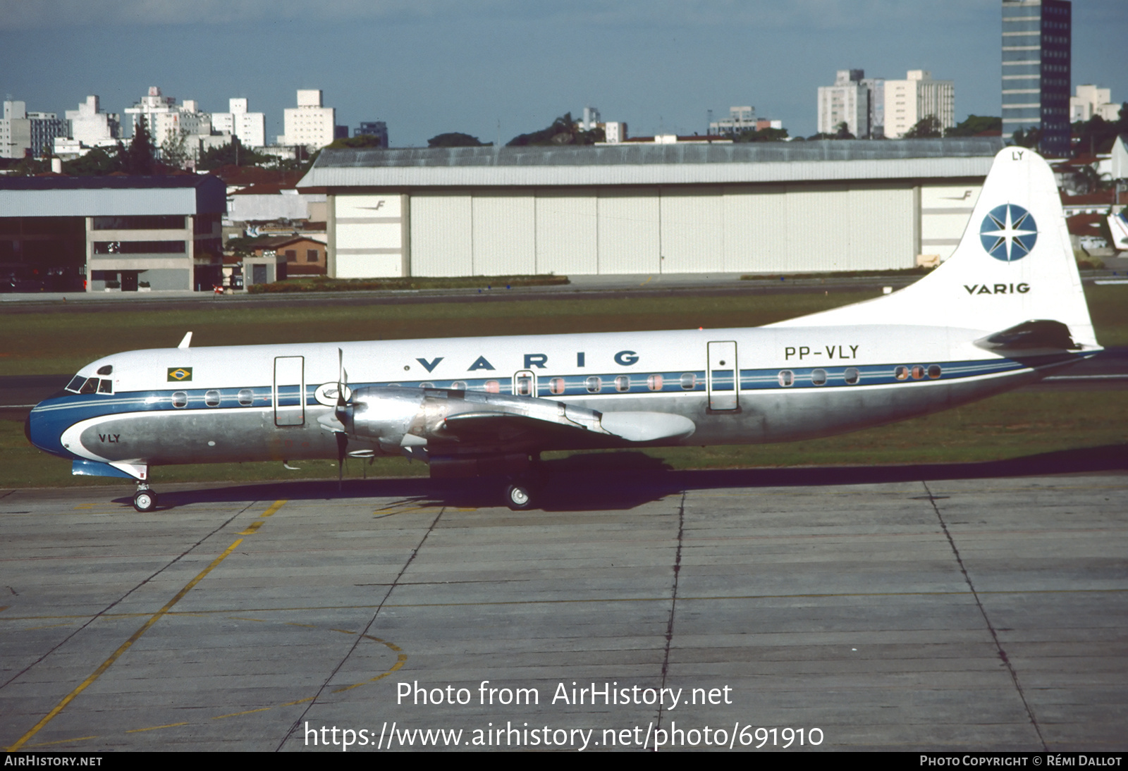 Aircraft Photo of PP-VLY | Lockheed L-188A Electra | Varig | AirHistory.net #691910