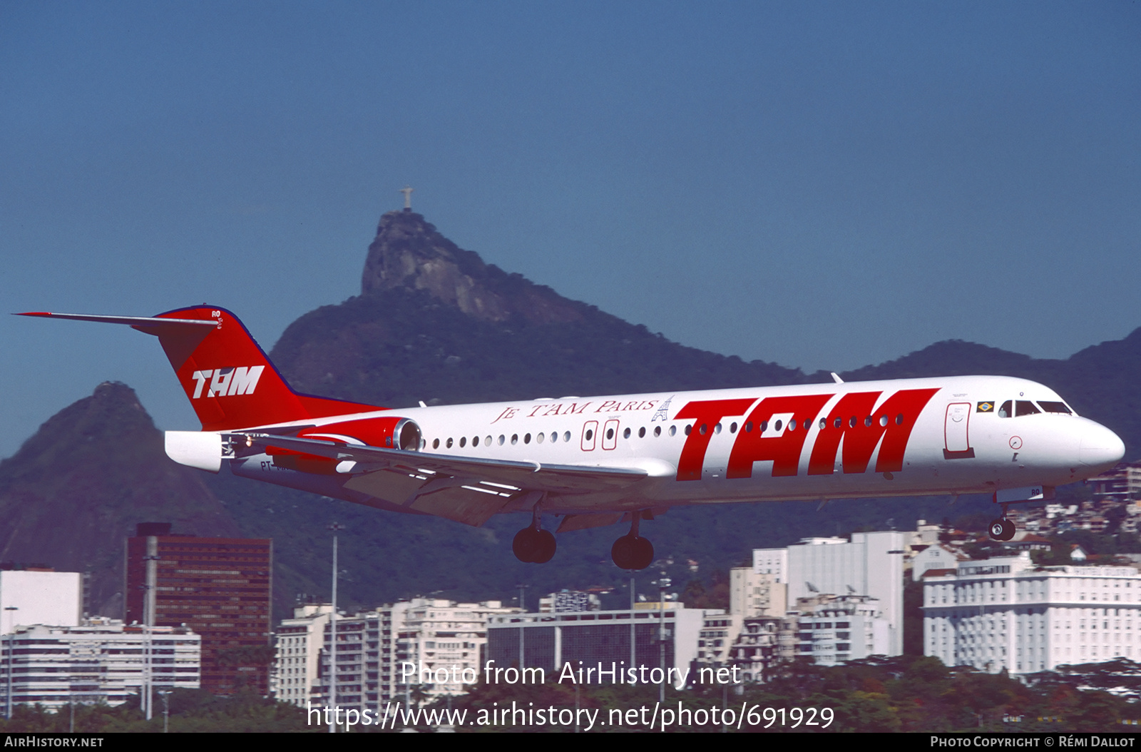 Aircraft Photo of PT-MRQ | Fokker 100 (F28-0100) | TAM Linhas Aéreas | AirHistory.net #691929