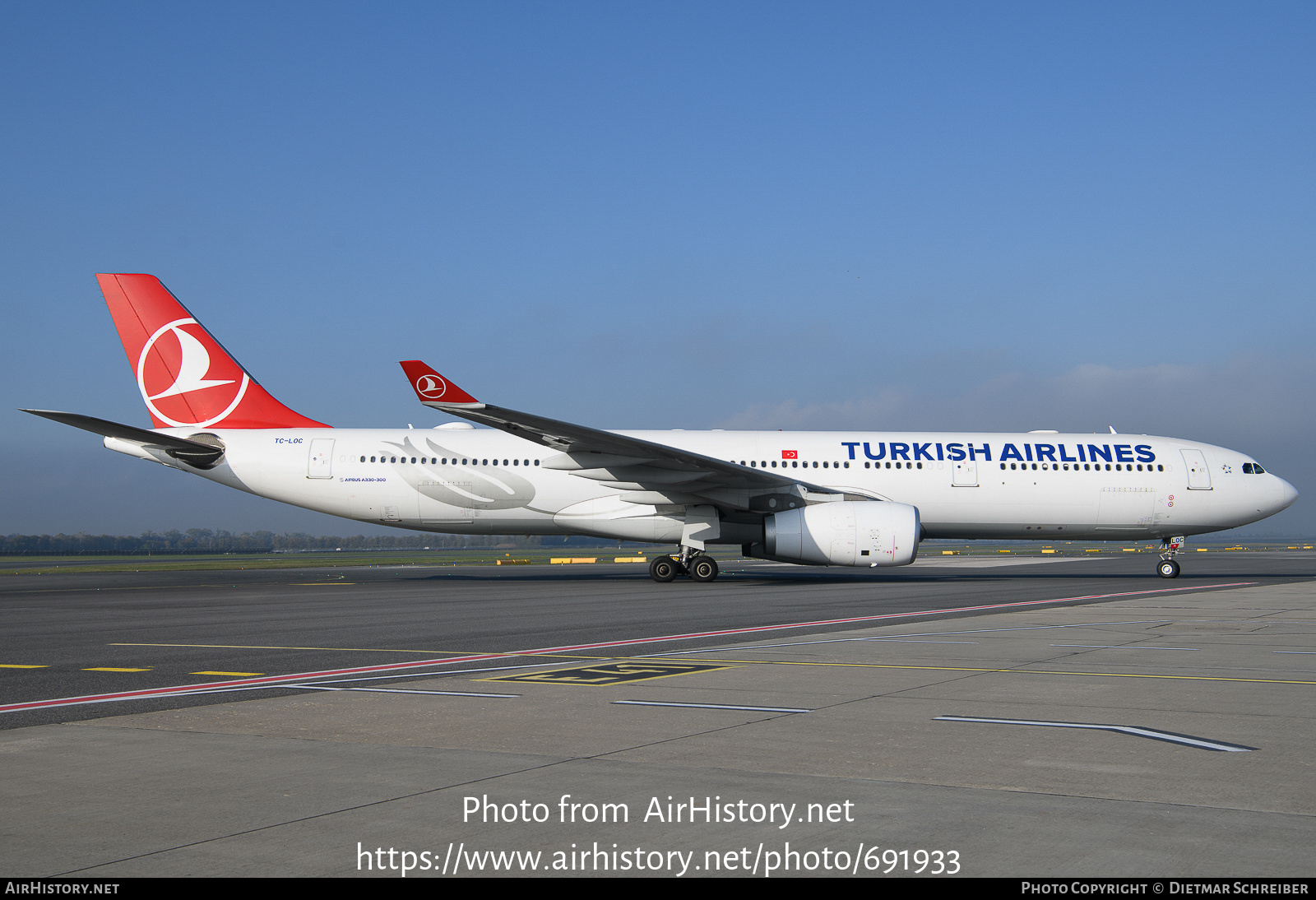 Aircraft Photo of TC-LOC | Airbus A330-343 | Turkish Airlines | AirHistory.net #691933