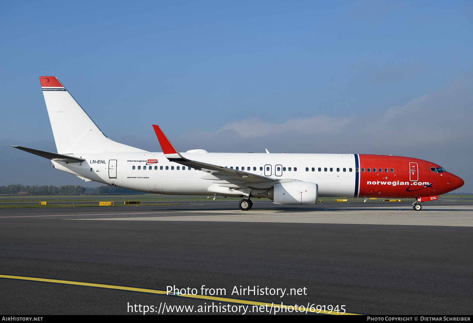 Aircraft Photo of LN-ENL | Boeing 737-8JP | Norwegian | AirHistory.net #691945