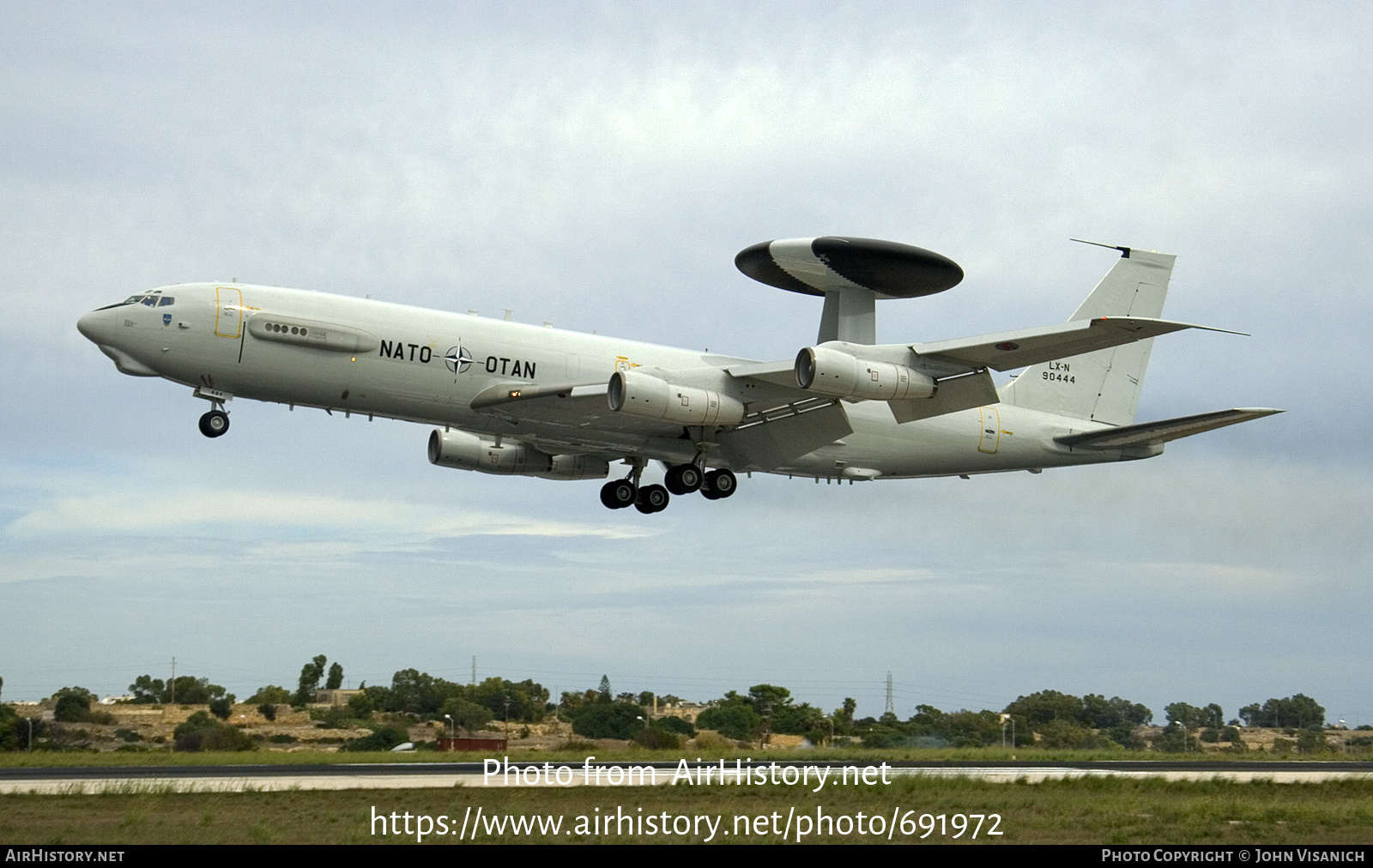 Aircraft Photo of LX-N90444 | Boeing E-3A Sentry | Luxembourg - NATO | AirHistory.net #691972