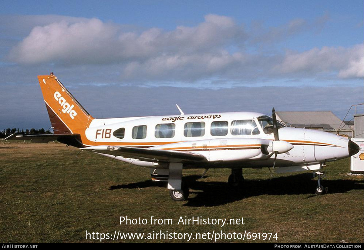 Aircraft Photo of ZK-FIB / FIB | Piper PA-31-350 Navajo Chieftain | Eagle Airways | AirHistory.net #691974