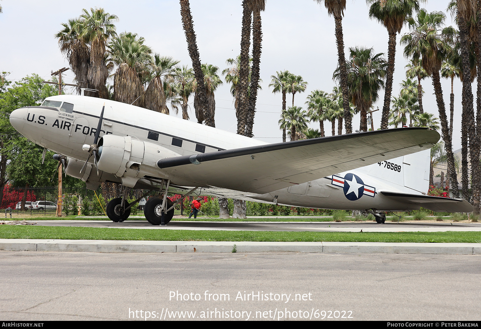 Aircraft Photo of 44-76588 / 4-76588 | Douglas C-47D Skytrain | USA - Air Force | AirHistory.net #692022