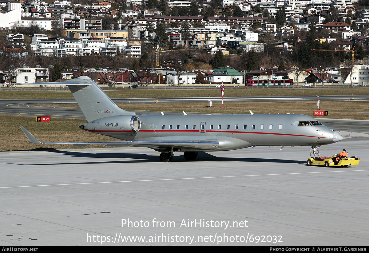 Aircraft Photo of 9H-VJR | Bombardier Global 6000 (BD-700-1A10) | VistaJet | AirHistory.net #692032