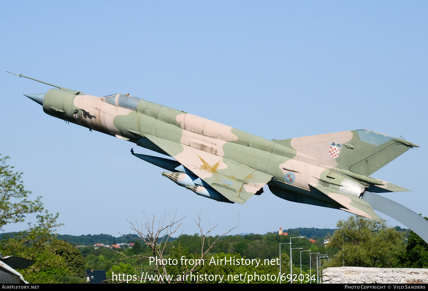 Aircraft Photo of 126 | Mikoyan-Gurevich MiG-21bis | Croatia - Air Force | AirHistory.net #692034