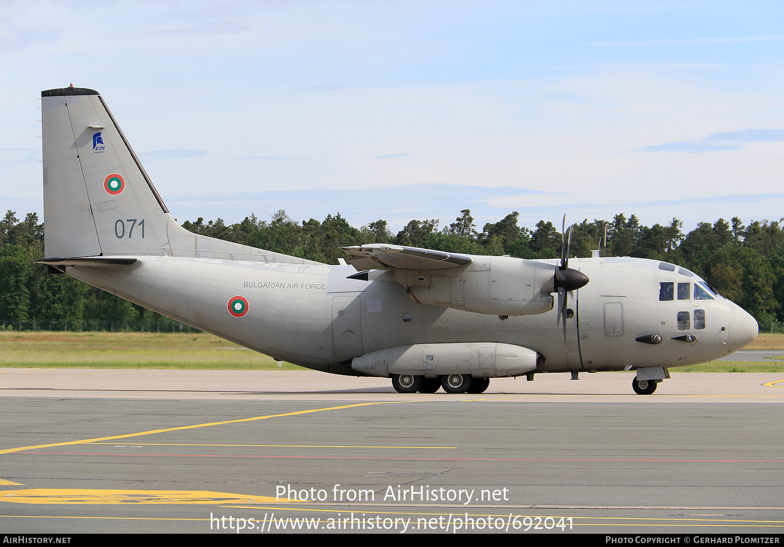 Aircraft Photo of 071 | Alenia C-27J Spartan | Bulgaria - Air Force | AirHistory.net #692041