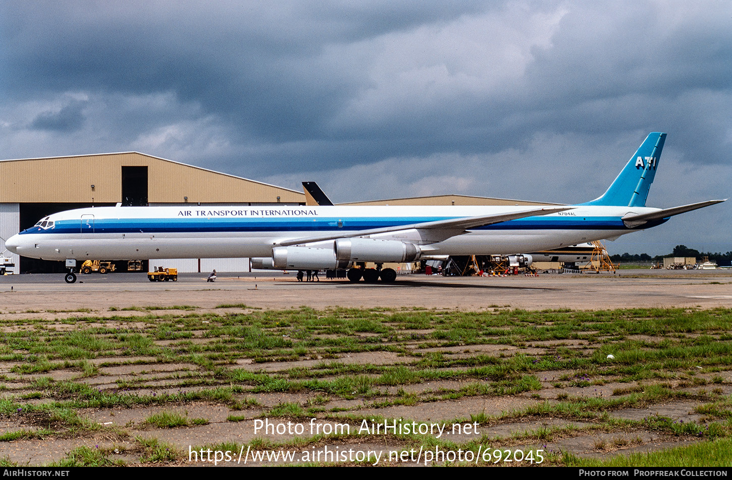 Aircraft Photo of N784AL | McDonnell Douglas DC-8-63(F) | ATI - Air Transport International | AirHistory.net #692045