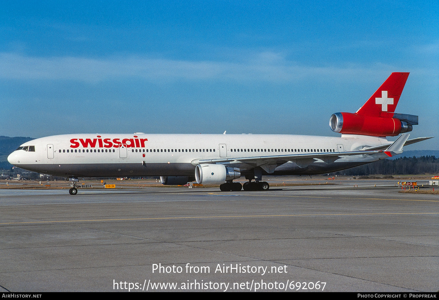 Aircraft Photo of HB-IWO | McDonnell Douglas MD-11 | Swissair | AirHistory.net #692067