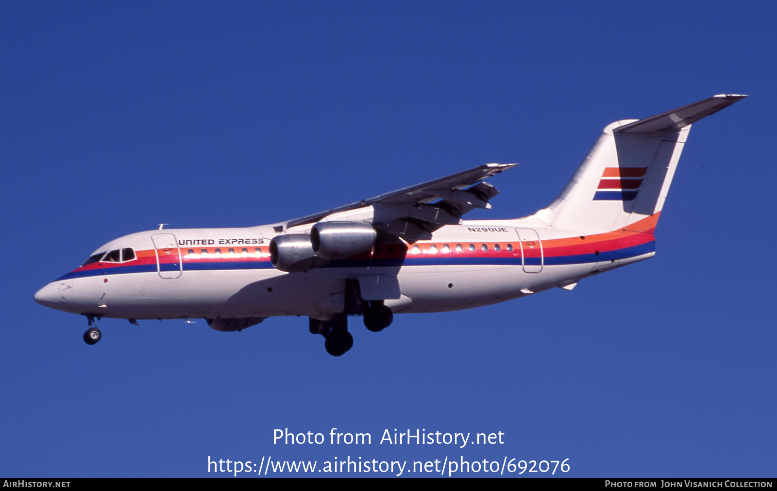 Aircraft Photo of N290UE | British Aerospace BAe-146-200 | United Express | AirHistory.net #692076