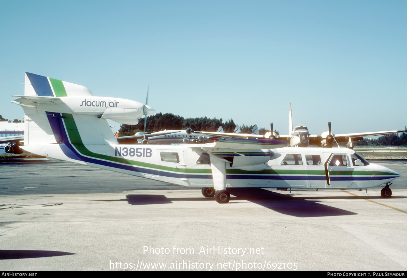 Aircraft Photo of N3851B | Britten-Norman BN-2A Mk.3-1 Trislander | Slocum Air | AirHistory.net #692105