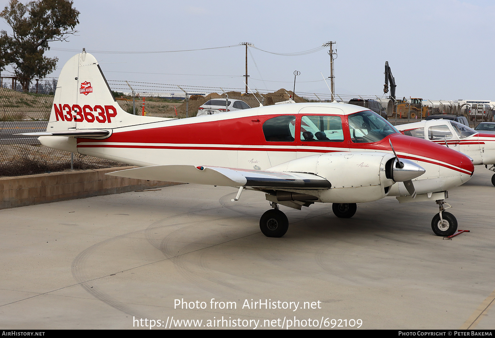 Aircraft Photo of N3363P | Piper PA-23-160 Apache | Dubois Aviation ...