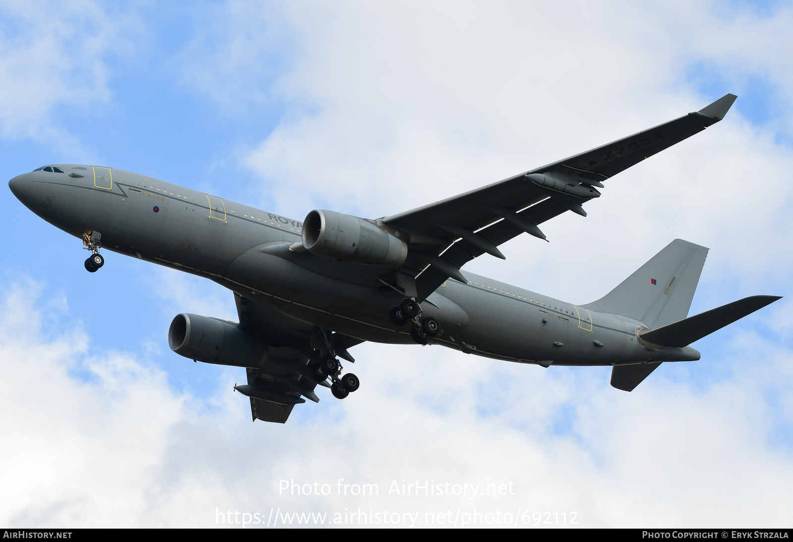 Aircraft Photo of ZZ334 | Airbus A330 Voyager KC3 (A330-243MRTT) | UK - Air Force | AirHistory.net #692112