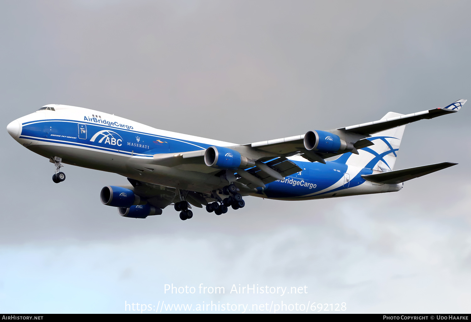 Aircraft Photo of VP-BIK | Boeing 747-46NF/ER/SCD | ABC - AirBridgeCargo Airlines | AirHistory.net #692128