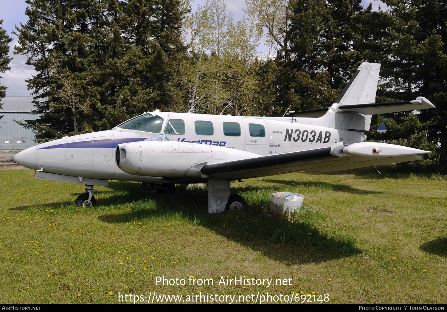 Aircraft Photo of N303AB | Cessna T303 Crusader | VeriMap Plus | AirHistory.net #692148