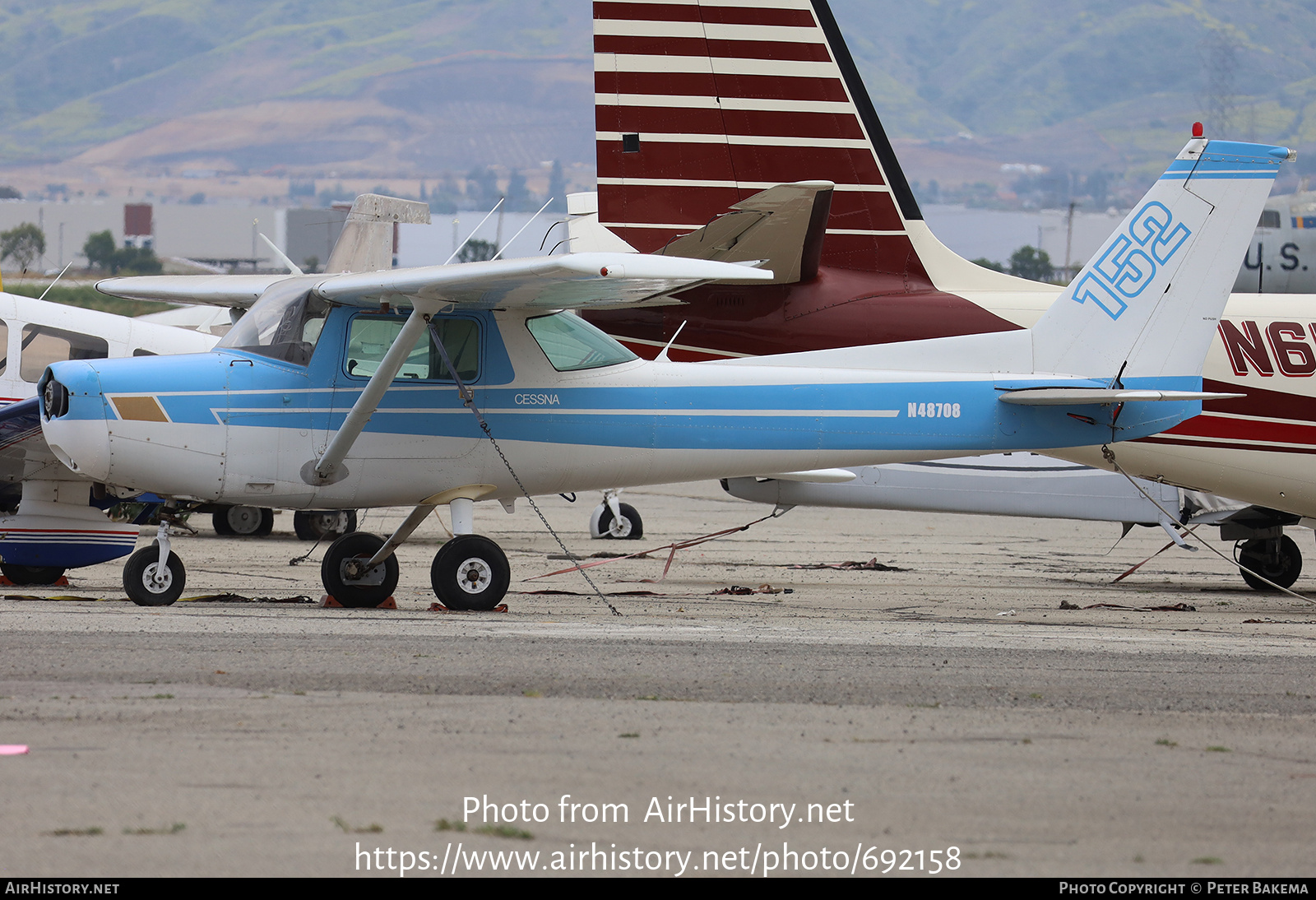 Aircraft Photo of N48708 | Cessna 152 | AirHistory.net #692158