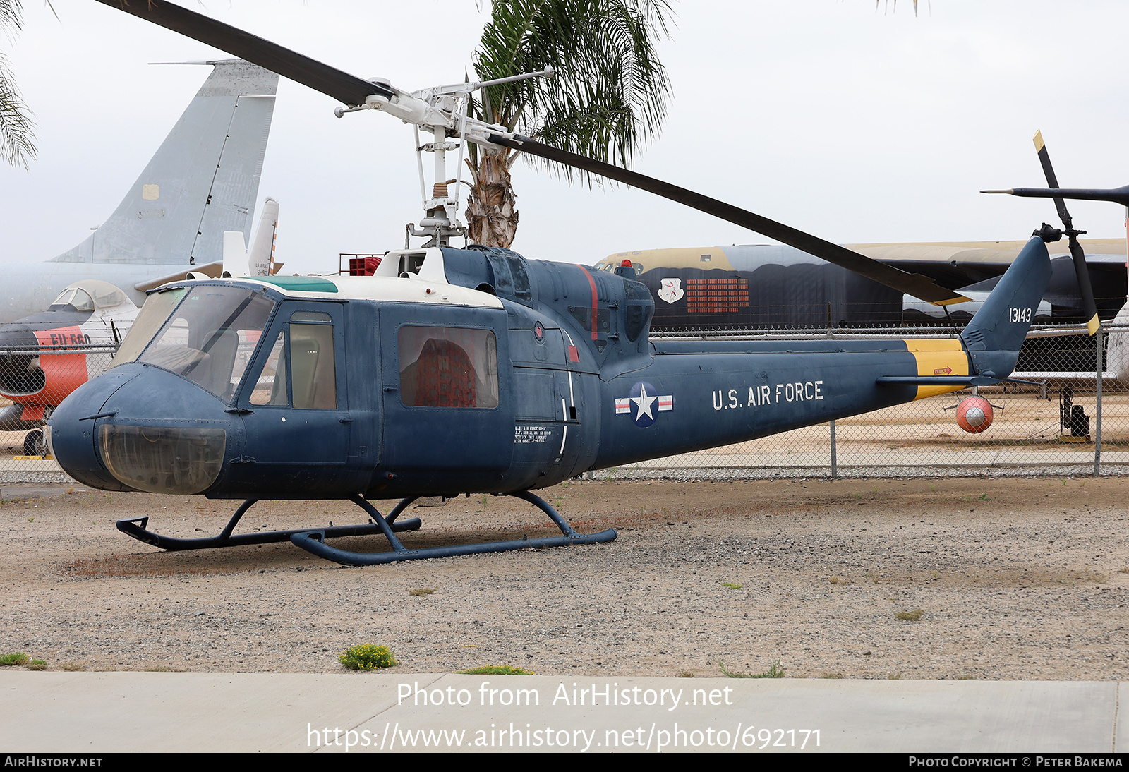 Aircraft Photo of 63-13143 | Bell UH-1F Iroquois | USA - Air Force | AirHistory.net #692171