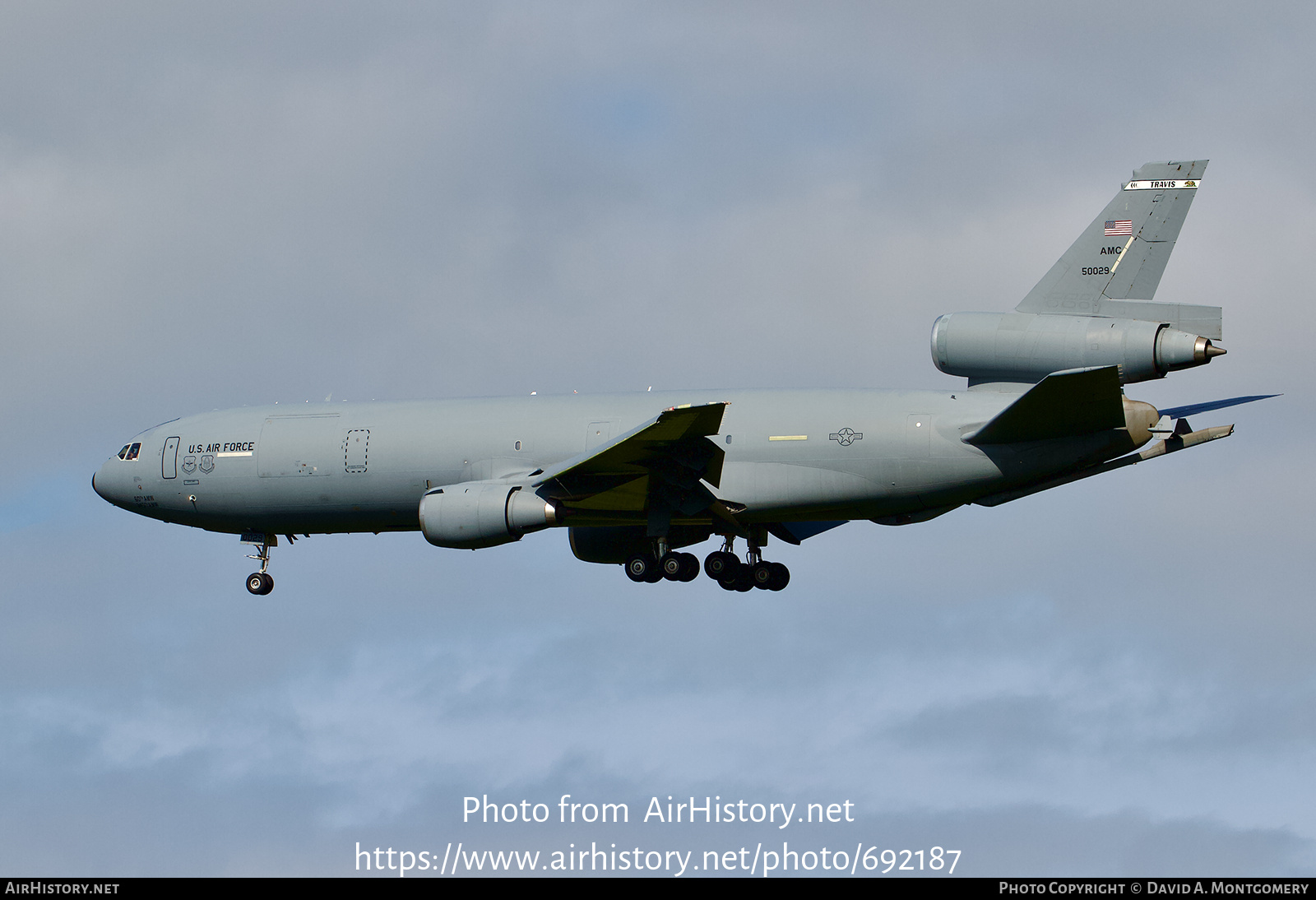 Aircraft Photo of 85-0029 / 50029 | McDonnell Douglas KC-10A Extender (DC-10-30CF) | USA - Air Force | AirHistory.net #692187